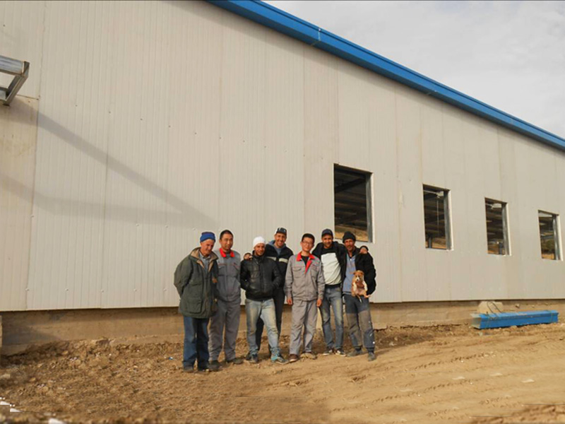 Metal Steel Frame Factory Structure Building Slaughter Workshop