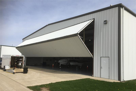 Economical solution pre engineered steel structure aircraft hangar shed