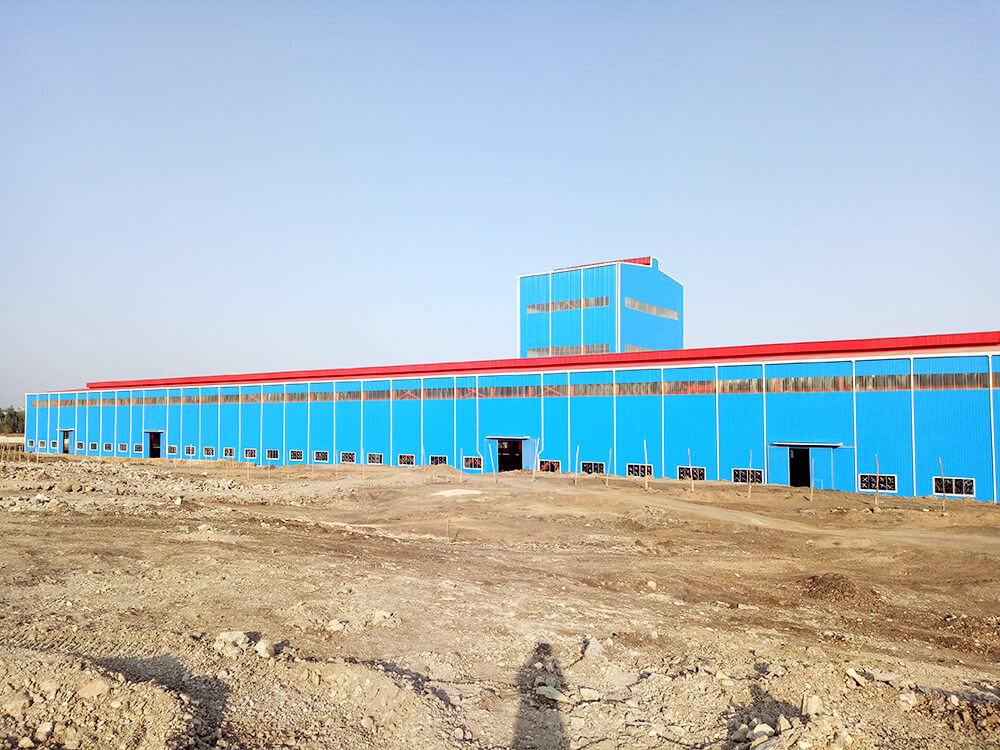 Customized Prefabricated structural building Heavy Duty Industrial Steel Processing Workshop