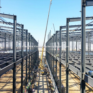 Pre Engineered Structural Steel Fabrication Storage Warehouse Construction Building Material Peb